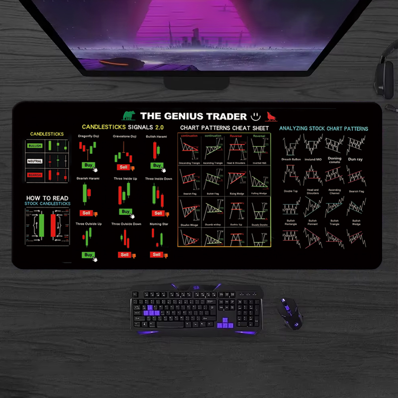 Desk Setup Rug - لوحة ماوس جلدية من EXCO Stock
