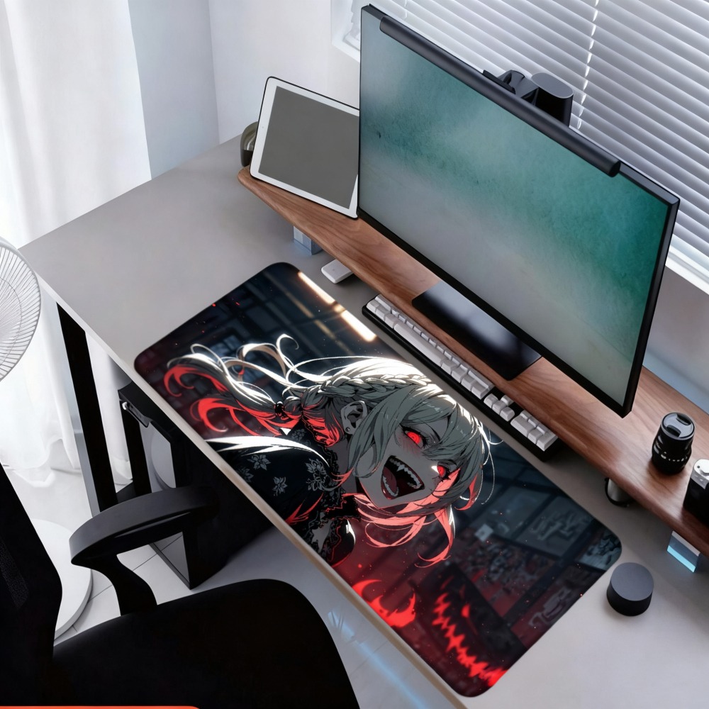 Desk Setup Designer - منظم مكتب بتصميم فتاة أنمي مع