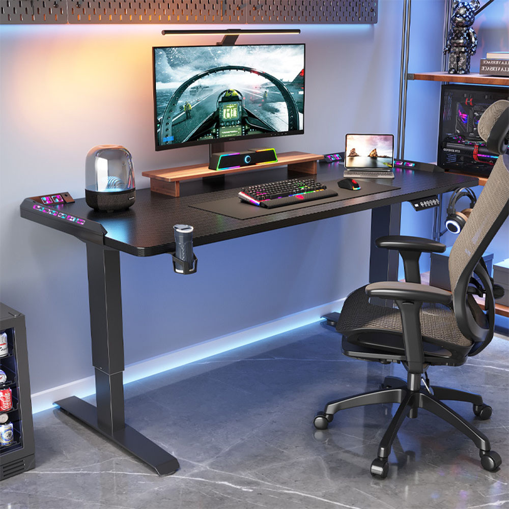 Desk Setup Game - طاولة مكتب قابلة لتعديل الارتفاع كهربائياً،