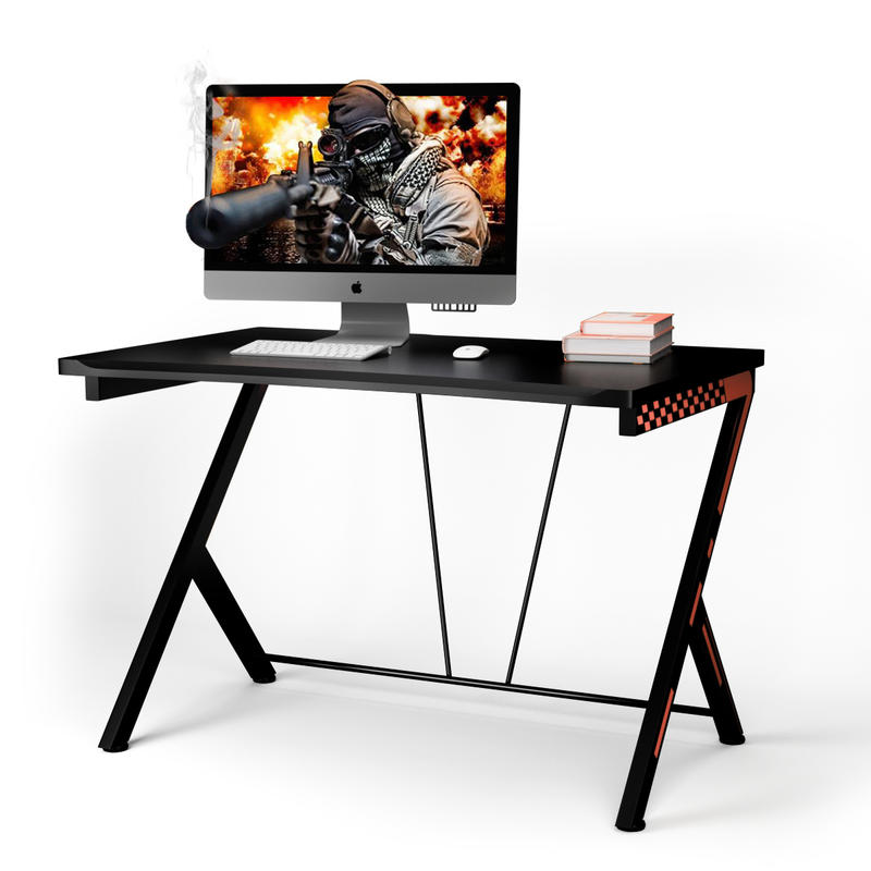 Desk Setup Ergonomics - مكتب كمبيوتر حديث مريح، سطح من