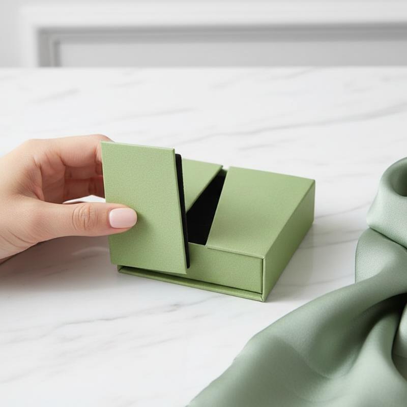 علبة عرض وتخزين المجوهرات بغطا - مراجعة Ring Binder Box وسعره