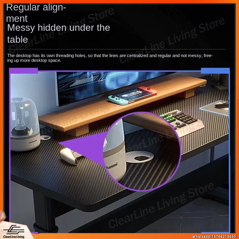 مكتب ألعاب كهربائي قابل لتعديل - مراجعة Desk Setup Ergonomics وسعره