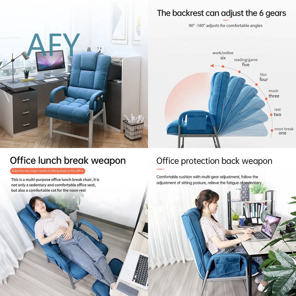 كرسي مكتب قابل للطي من قماش قا - مراجعة Desk Setup Ergonomics وسعره