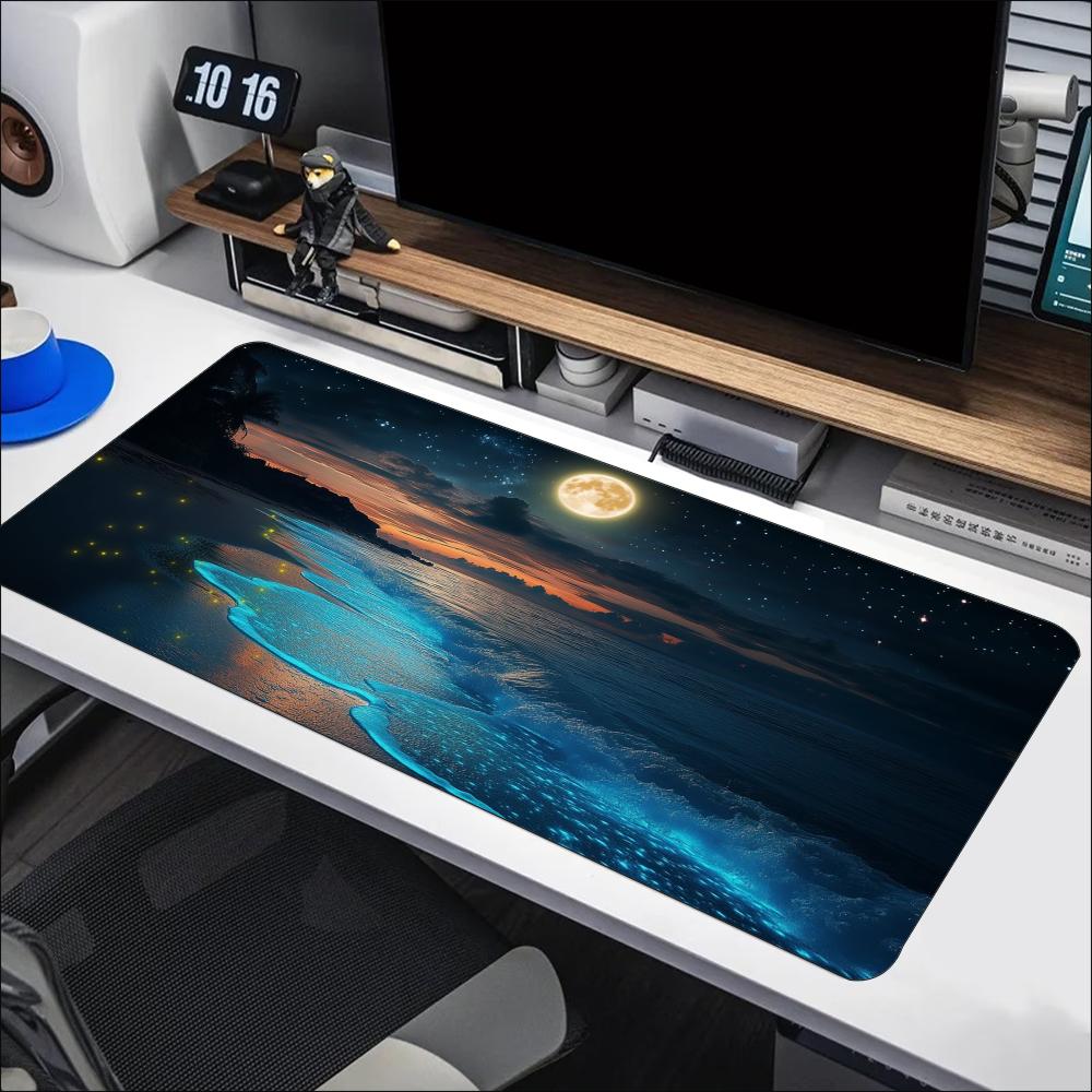 بساط فأرة ممتد بتصميم مشهد الب - مراجعة Desk Setup Designer وسعره