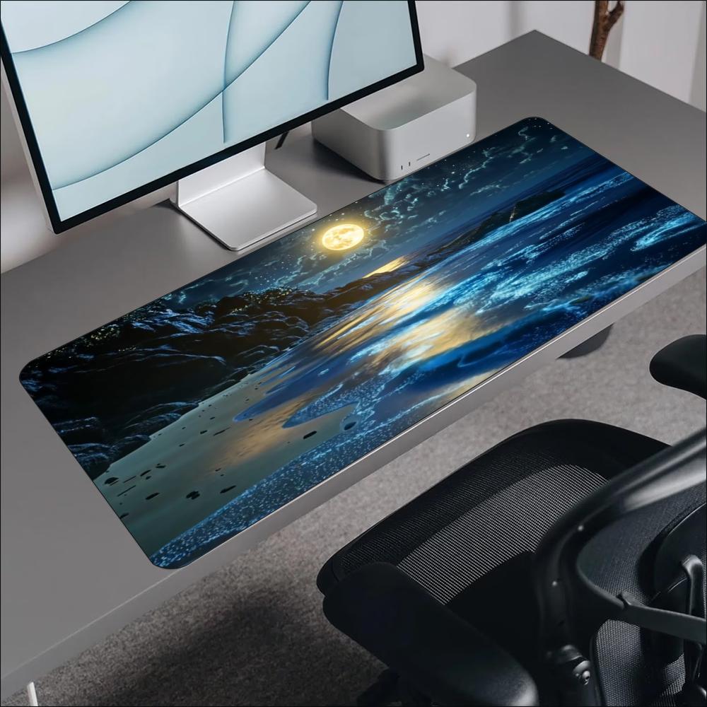 بساط فأرة ممتد بتصميم مشهد الب - مراجعة Desk Setup Designer وسعره