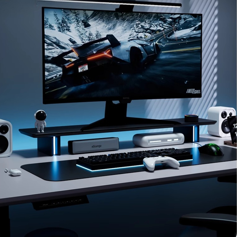 حامل شاشة RGB مريح لشاشة الكمب - مراجعة Desk Setup Ergonomics وسعره