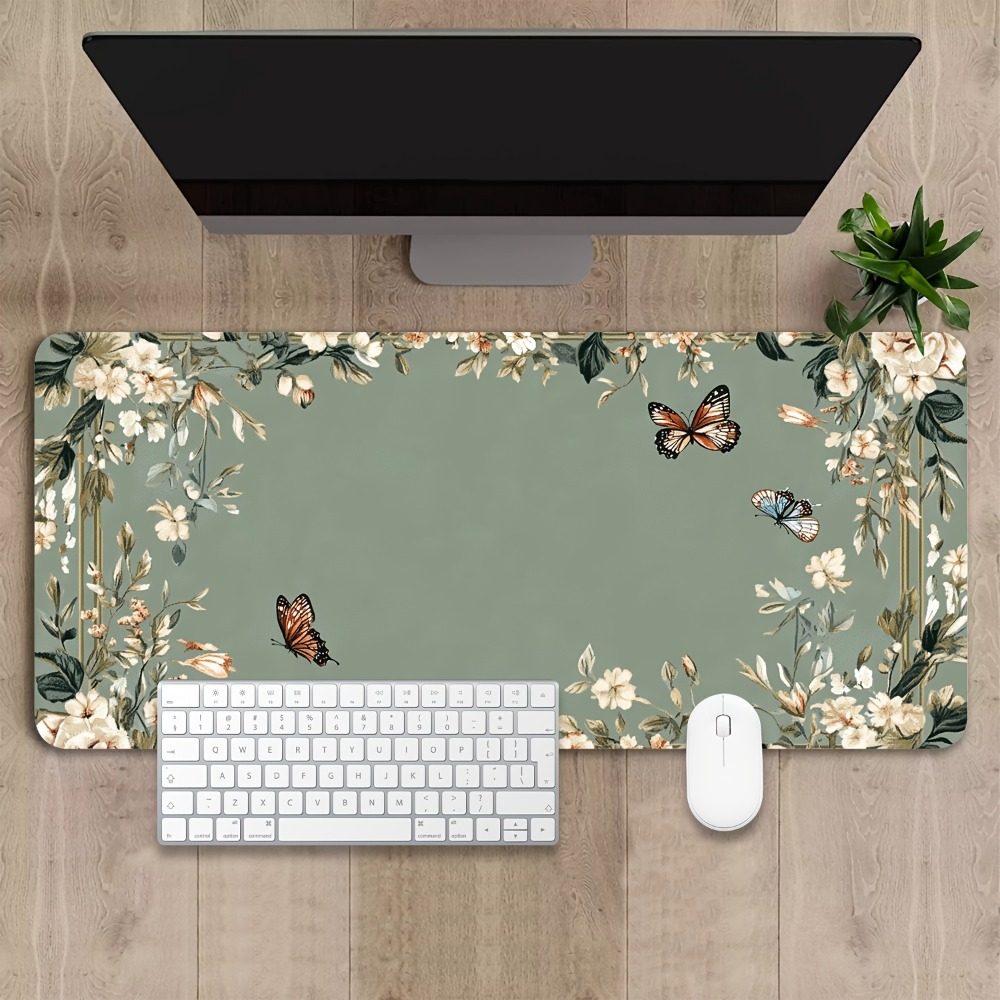سجادة طاولة بتصميم فراشات ونقو - مراجعة Desk Setup Designer وسعره