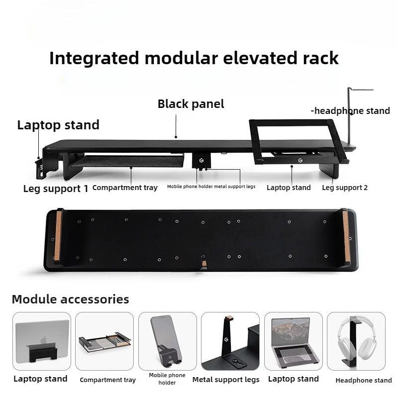 حامل مراقبة معياري، منظم مكتب  - مراجعة Desk Setup Monitor And Laptop وسعره