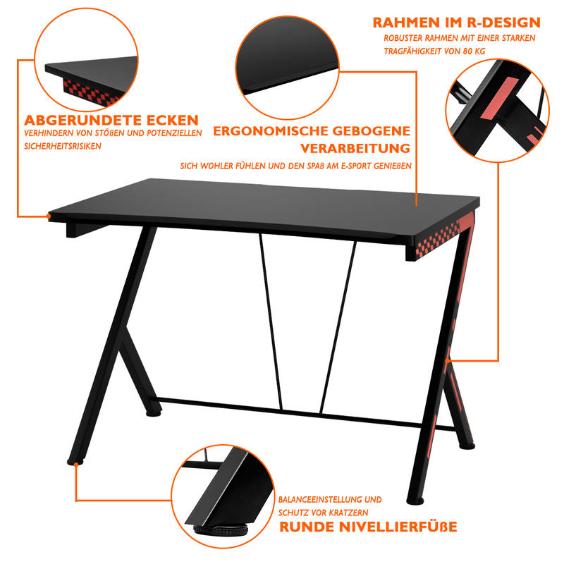 مكتب كمبيوتر حديث مريح، سطح من - مراجعة Desk Setup Ergonomics وسعره