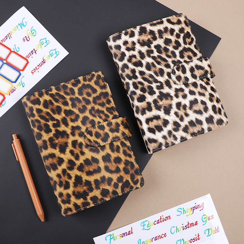 A6 ليوبارد طباعة فضفاضة ورقة غ - مراجعة Ring Binder Box وسعره