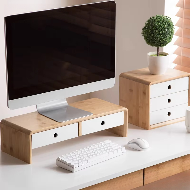 منظم سطح المكتب الصديق للبيئة  - مراجعة Desk Setup Monitor And Laptop وسعره