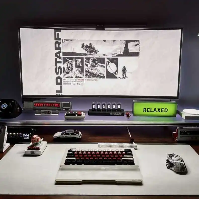 حامل شاشة من الألومنيوم من الأ - مراجعة Desk Setup Monitor And Laptop وسعره