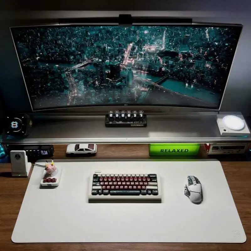 حامل شاشة من الألومنيوم من الأ - مراجعة Desk Setup Monitor And Laptop وسعره